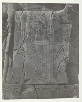 Colossus Of Memnon Gallery: Gournah, Sculptures du Trône des Colosses;Thèbes, 1849 / 51, printed 1852