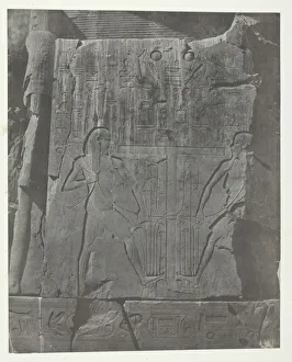 Colossus Gallery: Gournah, Sculptures du Trône des Colosses;Thèbes, 1849 / 51, printed 1852