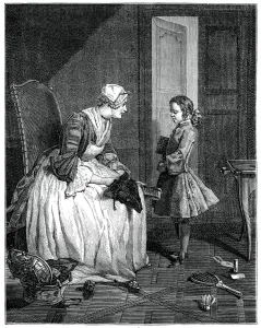 Governess Prints: The Governess, 1739 (1885). Artist: Francois Bernard Lepicie