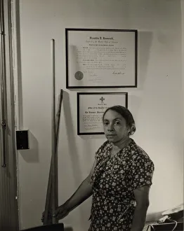 Government charwoman, Washington, D. C. 1942. Creator: Gordon Parks