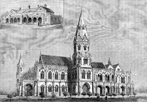 Victorian Gothic Prints: The Government College and Oriental College