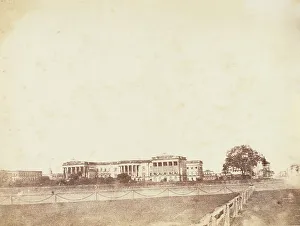 British Rule Prints: Government House, Calcutta, 1850s. Creator: Unknown