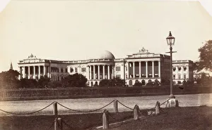 British Rule Prints: Government House, Calcutta, 1858-61. Creator: Unknown