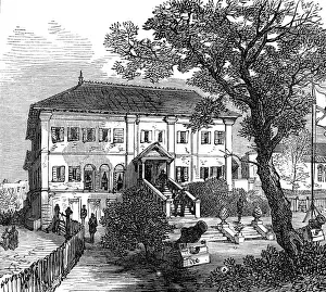 General Wolseley Prints: Government House, Cape Coast, 1874. Creator: Unknown