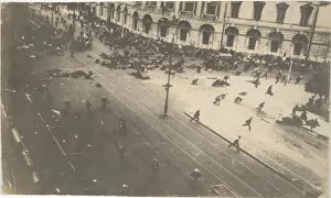 Bulla Gallery: Government Troops Firing on Demonstrators, July 4, 1917, 1917
