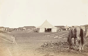 Uttar Pradesh Gallery: Part of Governor Generals Camp at Cawnpoor, 1859, 1859. Creator: Unknown