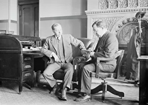 Secretary Prints: Governor Glynn and Frank Tierney, 1913. Creator: Bain News Service