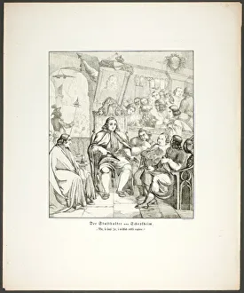 Language Prints: The Governor of Schopfheim, plate eight from Zehn Blätter zu Hebels Alemannischen