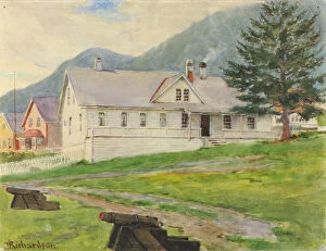Former Governors House, Sitka, 1905. Creator: Theodore J. Richardson