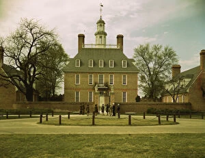 World War Two Gallery: The Governors Palace, Williamsburg, Va. 1943. Creator: Howard Hollem