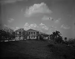 Islands Prints: Governor's residence, Nassau, Bahama Isl'ds, c1901. Creator: Unknown