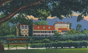 Tichnor Quality View Prints: Governors Residence, Trinidad, B. W. I. c1940s. Creator: Unknown