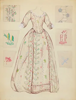 Variety Collection: Gown, c. 1936. Creator: Dorothy Gernon