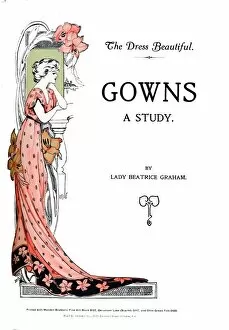 Manufacturer Gallery: Gowns - A Study, by Lady Beatrice Graham, 1907. Artist: Soldan & Co