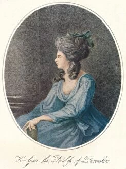 Georgiana Cavendish Gallery: Her Grace the Duchess of Devonshire, 18th century, (1904)