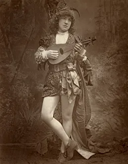 Grace Hawthorne, American actress, 1888. Artist: Ernest Barraud Grace Hawthorne, American actress, 1888. Artist: Ernest Barraud