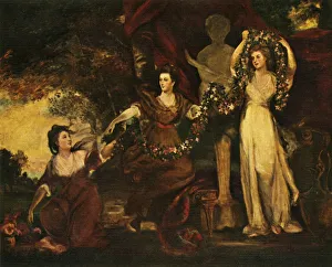 Garland Prints: The Three Graces, 1773, (c1912). Artist: Sir Joshua Reynolds