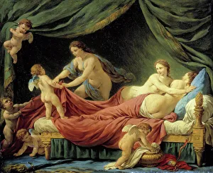Jean Jacques Lagrenee Prints: The Three Graces, 1797. Creator: Jean Jacques Lagrenee