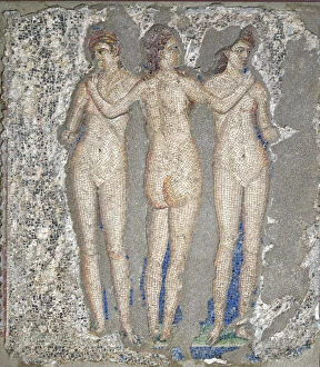Charites Gallery: The Three Graces, 1st century. Creator: Classical Antiquities