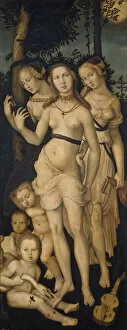 Thalia Gallery: The Three Graces. Artist: Baldung, Hans (1484-1545)
