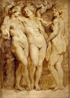 Charites Gallery: The Three Graces, ca 1620-1623. Creator: Rubens, Pieter Paul (1577-1640)