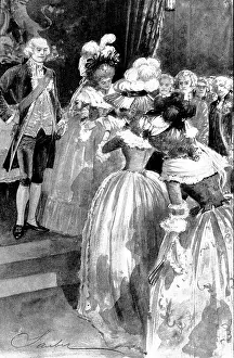Short Story Prints: Her Grace's Revenge: For a moment her Grace regarded the bent head before her... 1898