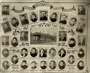 High School Prints: The third graduate of the 9th group of the Berd nine-year school