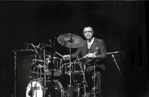 Personality Prints: Grady Tate, Philip Morris Jazz. Festival. Dominion Theatre. London, Nov 1985