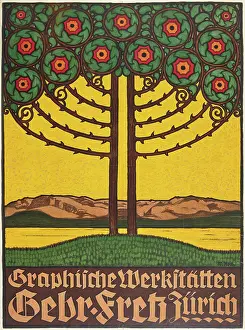 Schwitzerland Prints: Grafische Werkstatten Gebruder Fretz Zurich, 1913. Creator: Koch, Walther (1875-1915)