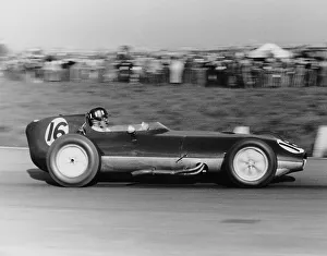 Maxwell Prints: Graham Hill in a Lotus Climax, Aintree 200, Liverpool, 18 April 1959. Artist: Maxwell Boyd
