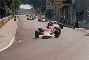 Graham Hill's Lotus leading John Surtees Honda, Monaco Grand Prix, 1968