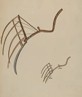 Grain Cradle, c. 1936. Creator: Roberta Elvis