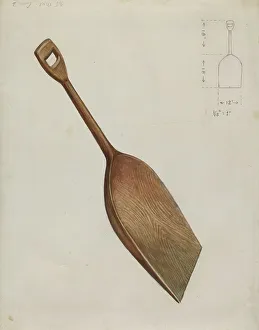 Hugh Clarke Prints: Grain Scoop, c. 1936. Creator: Hugh Clarke