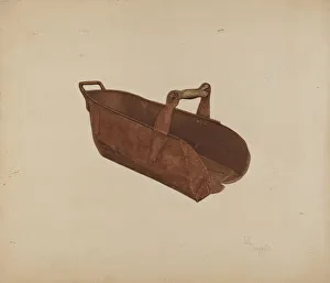 Griffith Leroy Prints: Grain Scoop, c. 1938. Creator: LeRoy Griffith