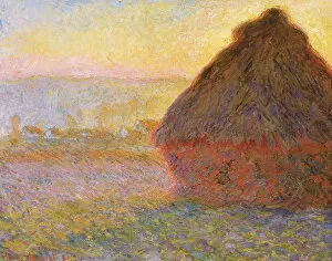 Autumn Landscape Gallery: Grainstack (Sunset), 1891