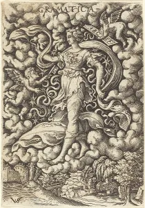 Virgil Solis Prints: Gramatica (Grammar). Creator: Virgil Solis