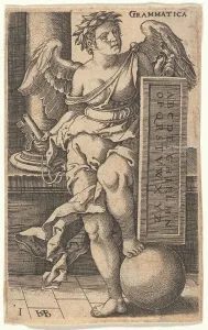 Hans Sebald 1500 1550 Prints: The grammar from the episode The Seven Liberal Arts