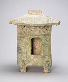 Grave Goods Prints: Granary (Cang), Eastern Han dynasty (A. D. 25-220). Creator: Unknown