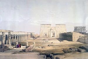 Isis Gallery: Grand Approach to the Temple of Philae, Nubia, 19th century. Artist: David Roberts
