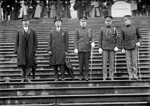 Secretary At War Prints: Grand Army of The Republic - Unidentified; Acting Secretary of War Oliver; Acting Chief