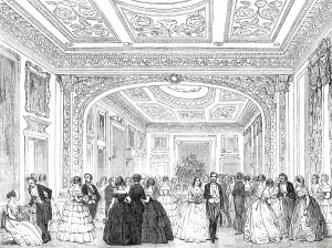 William Cavendish Prints: Grand Ball at Devonshire House, on Tuesday, 1850. Creator: Unknown