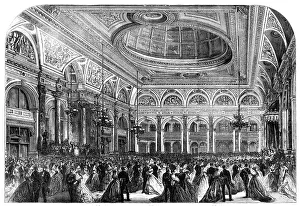 Connaught Duke Of Prints: Grand ball in the Exchange... Liverpool