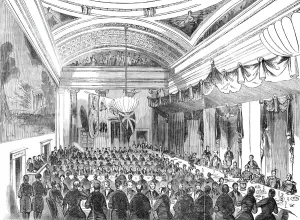 Greater Manchester Prints: Grand Banquet to Sir H. Pottinger, at Manchester, 1844. Creator: Unknown