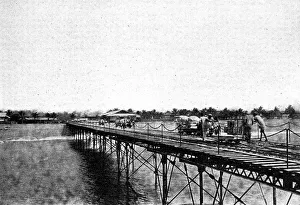 Central Africa Prints: Grand Bassam. Le wharf; L'Ouest Africain, 1914. Creator: Unknown