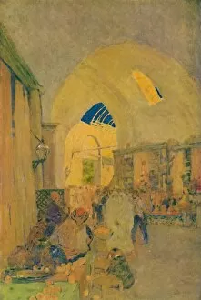 Hodder Stoughton Gallery: The Grand Bazaar in Constantinople, 1913. Artist: Jules Guerin