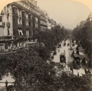 The Grand Boulevard, Paris, France, 1894. Creator: Underwood & Underwood