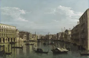 The Grand Canal looking South from Ca? Foscari to the Carita, ca 1738 The Grand Canal looking South from Ca? Foscari to the Carita, ca 1738