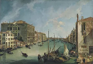 Grand Canal Prints: The Grand Canal from San Vio, Venice, 1723. Creator: Canaletto