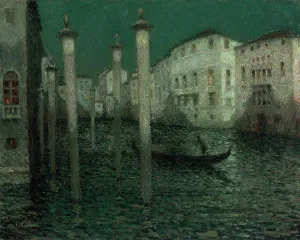 Grand Canal Prints: The Grand Canal, Venice, 1914. Creator: Le Sidaner, Henri (1862-1939)