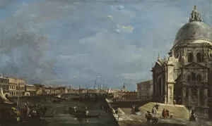 Domed Collection: The Grand Canal, Venice, c. 1760. Creator: Francesco Guardi